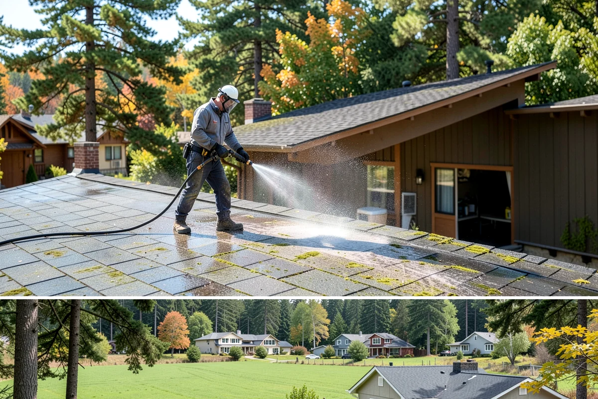 Apartment Breezeway Cleaning in Lyman, Skagit County, WA - Quarterly cleaning keeps breezeways safe year-round, with extra visits in fall and winter when damp corridors grow algae fastest.