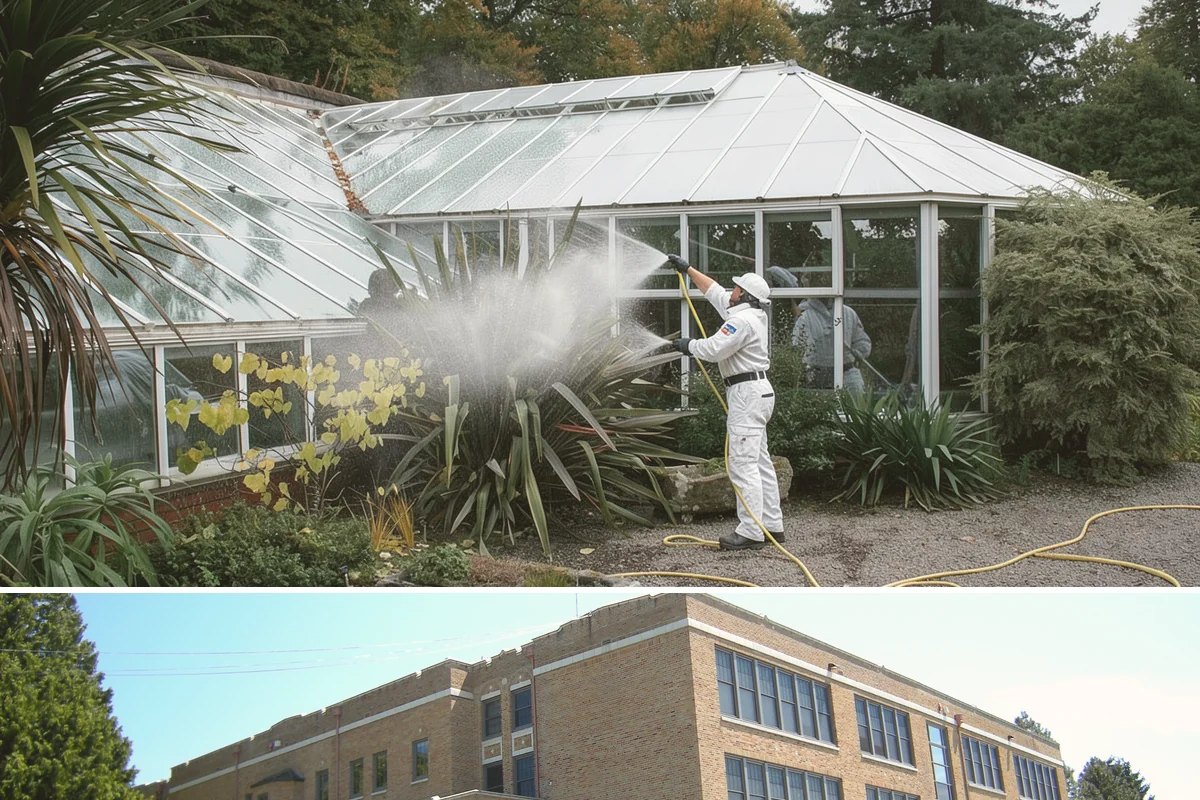 Apartment Breezeway Cleaning in Maple Valley, King County, WA - Quarterly cleaning keeps breezeways safe year-round, with extra visits in fall and winter when damp corridors grow algae fastest.