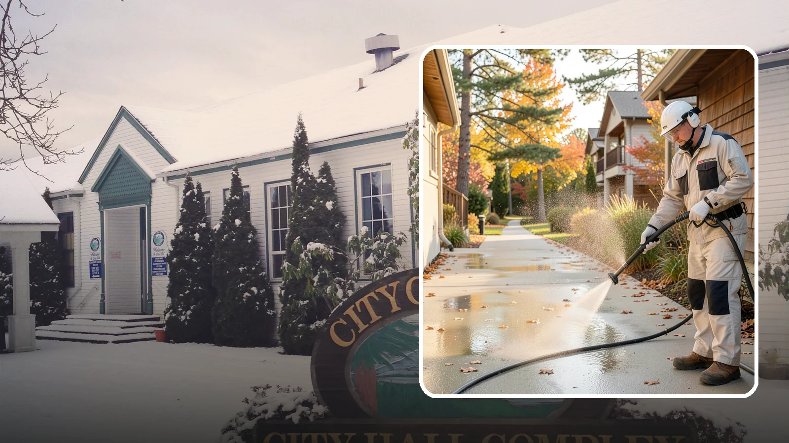 Apartment Breezeway Cleaning in Pacific, King County, WA - Cleaning of apartment breezeways and shared corridors that clears dirt, spills, cobwebs, and algae from the walkways residents...