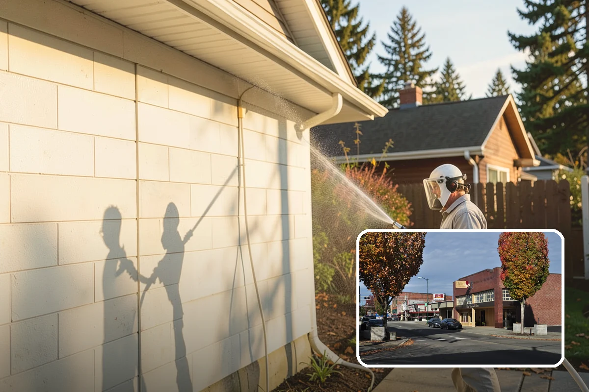 Apartment Breezeway Cleaning in Puyallup, Pierce County, WA - Clears slick algae from covered corridor floors