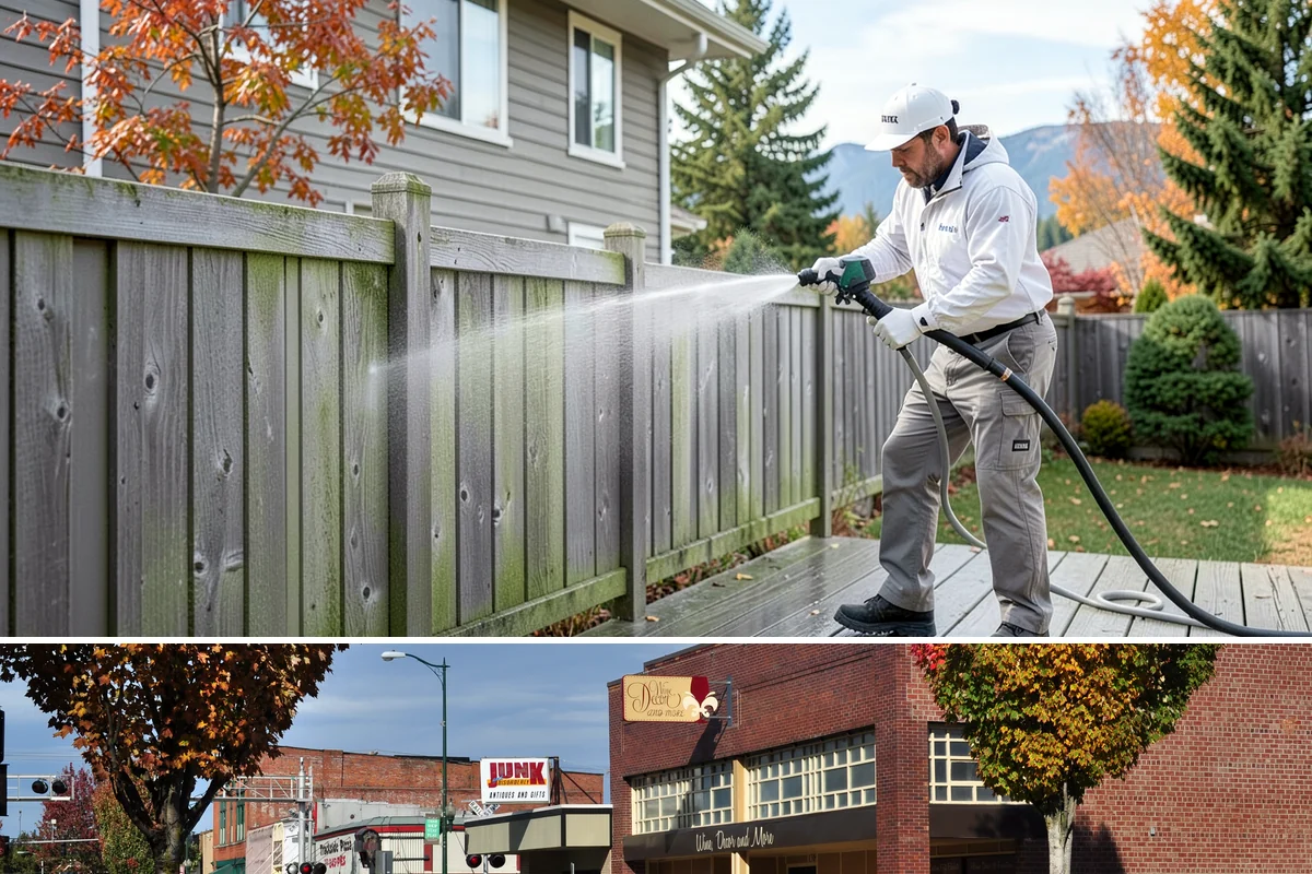 Apartment Breezeway Cleaning in Puyallup, Pierce County, WA - Quarterly cleaning keeps breezeways safe year-round, with extra visits in fall and winter when damp corridors grow algae fastest.