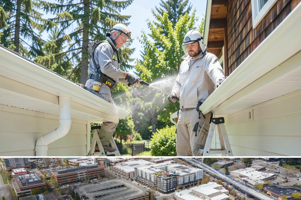Apartment Breezeway Cleaning in Redmond, King County, WA - Quarterly cleaning keeps breezeways safe year-round, with extra visits in fall and winter when damp corridors grow algae fastest.