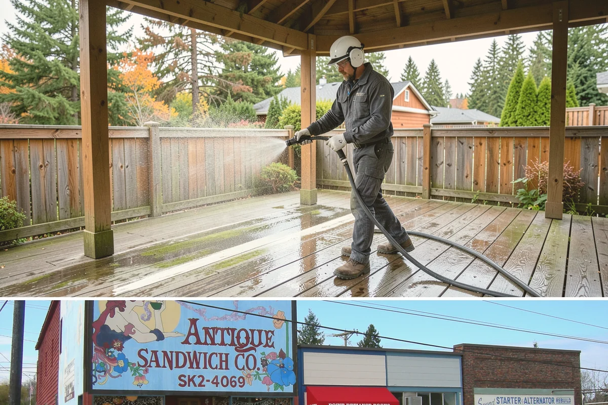 Apartment Breezeway Cleaning in Ruston, Pierce County, WA - Quarterly cleaning keeps breezeways safe year-round, with extra visits in fall and winter when damp corridors grow algae fastest.