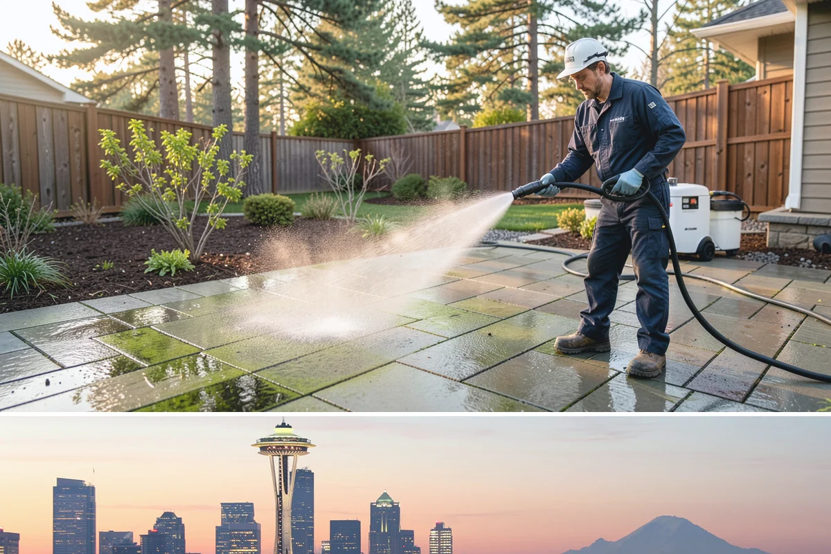 Apartment Breezeway Cleaning in Seattle, King County, WA - Quarterly cleaning keeps breezeways safe year-round, with extra visits in fall and winter when damp corridors grow algae fastest.