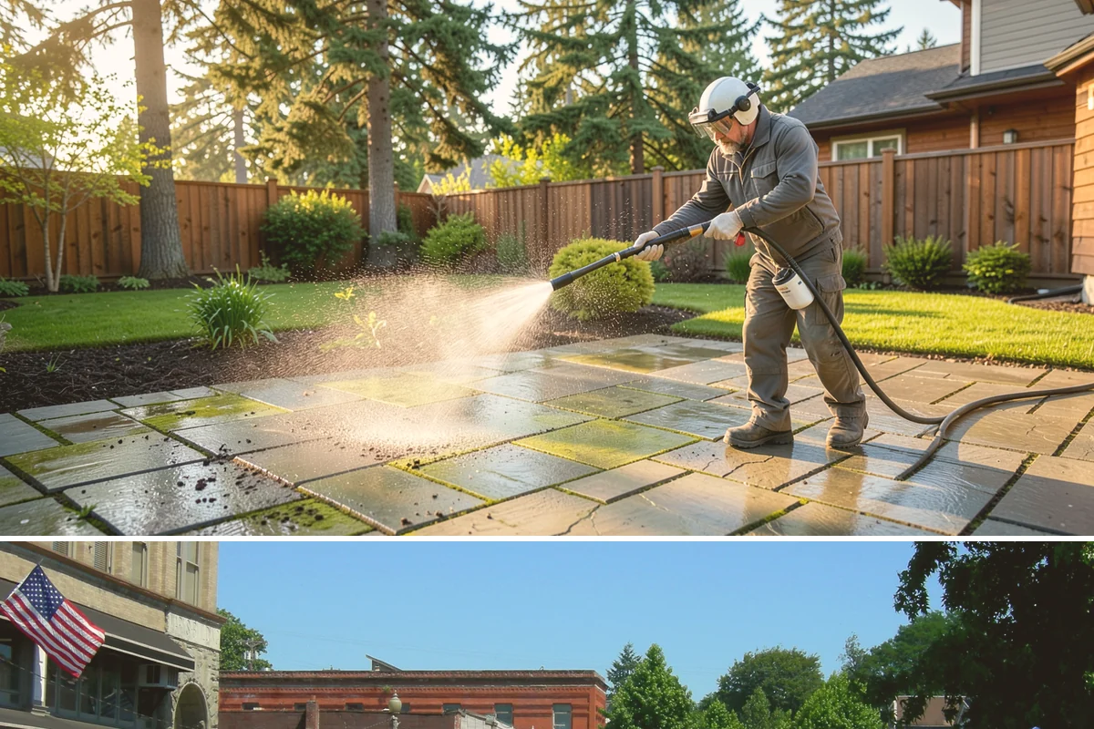 Apartment Breezeway Cleaning in Snohomish, Snohomish County, WA - Quarterly cleaning keeps breezeways safe year-round, with extra visits in fall and winter when damp corridors grow algae fastest.