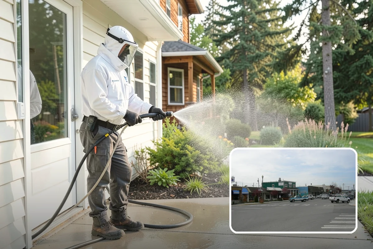 Apartment Breezeway Cleaning in Stanwood, Snohomish County, WA - Clears slick algae from covered corridor floors