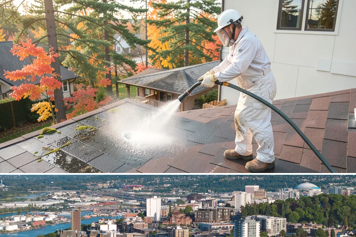 Apartment Breezeway Cleaning in Tacoma, Pierce County, WA - Quarterly cleaning keeps breezeways safe year-round, with extra visits in fall and winter when damp corridors grow algae fastest.