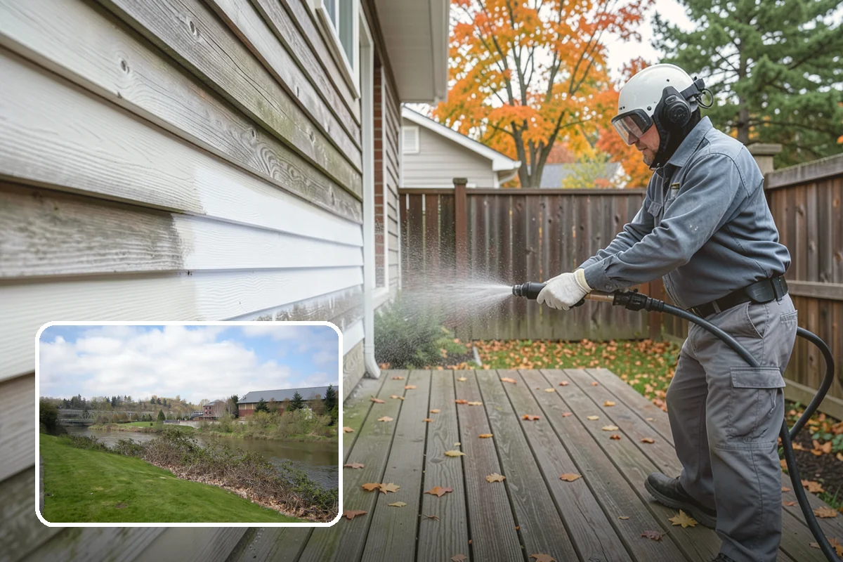 Apartment Breezeway Cleaning in Tukwila, King County, WA - Clears slick algae from covered corridor floors