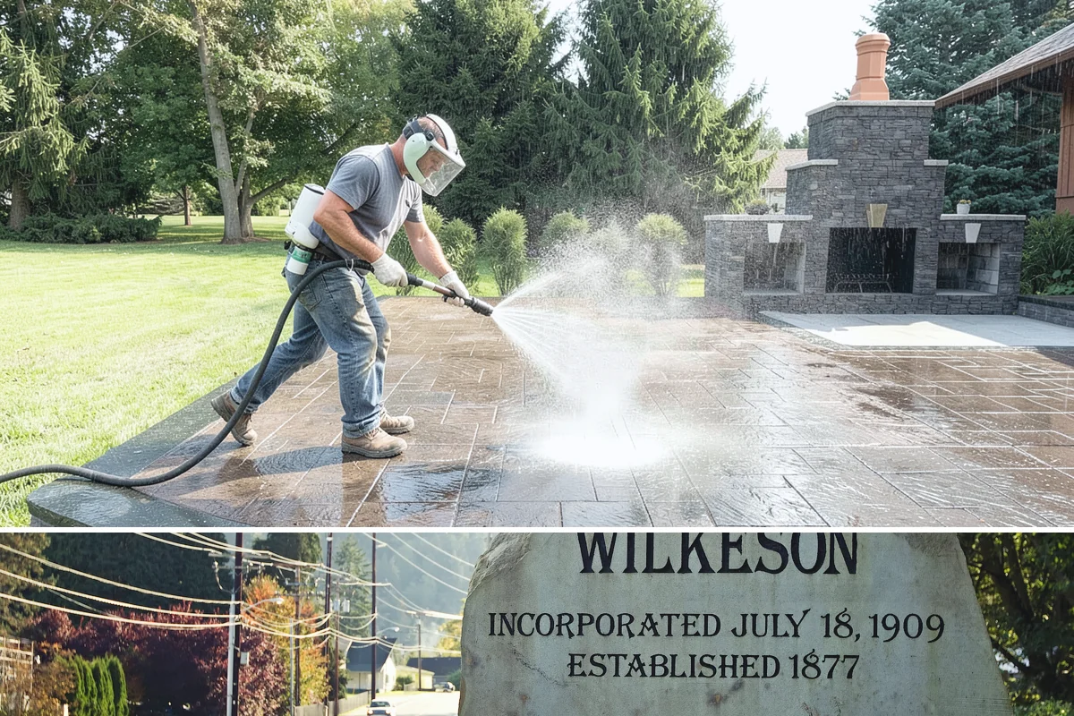 Apartment Breezeway Cleaning in Wilkeson, Pierce County, WA - Quarterly cleaning keeps breezeways safe year-round, with extra visits in fall and winter when damp corridors grow algae fastest.