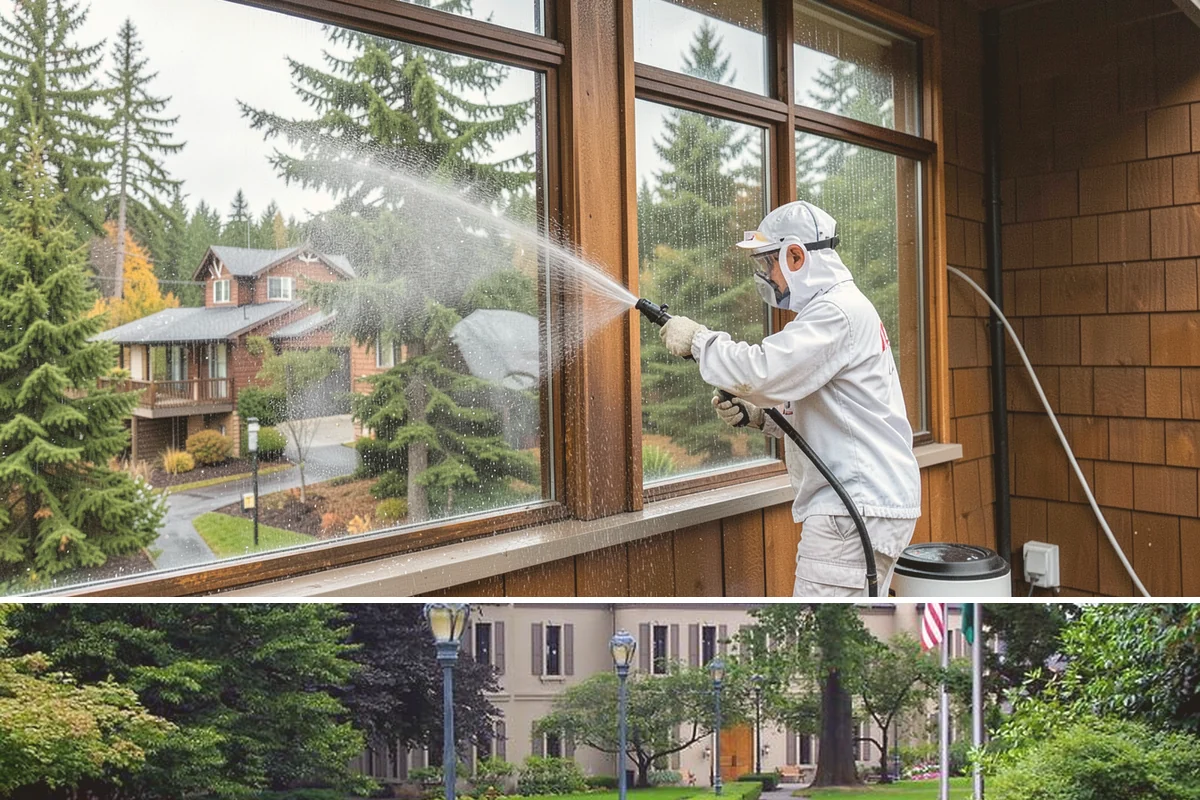 Apartment Breezeway Cleaning in Woodinville, King County, WA - Quarterly cleaning keeps breezeways safe year-round, with extra visits in fall and winter when damp corridors grow algae fastest.
