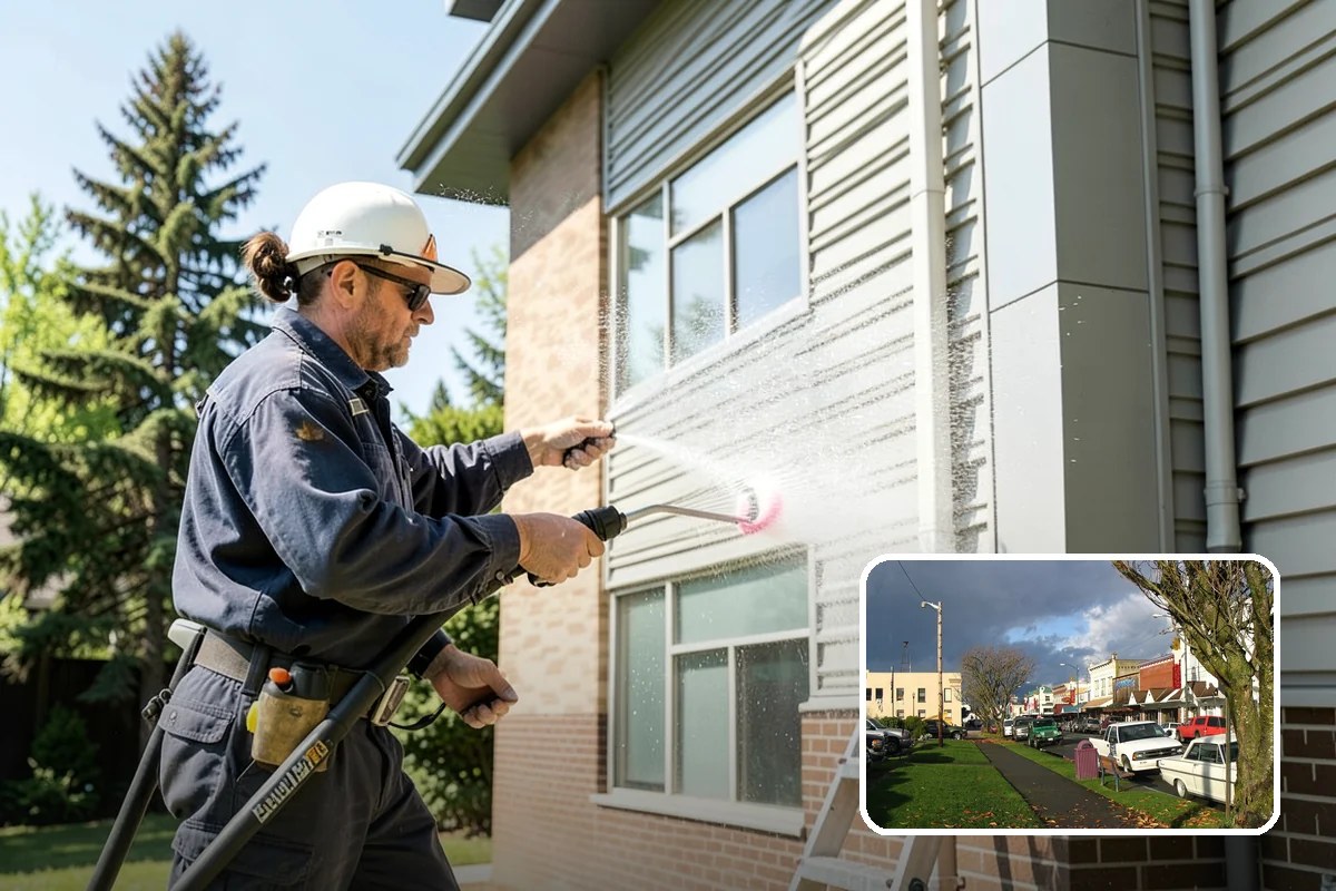 Apartment Pressure Washing in Arlington, Snohomish County, WA - Improves leasing appeal for prospective tenants