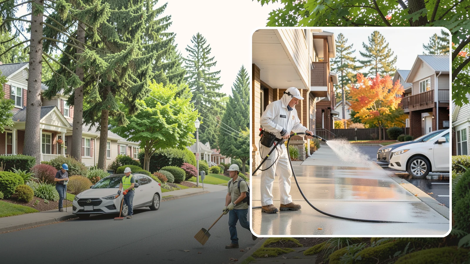 Apartment Pressure Washing in Beaux Arts Village, King County, WA - We keep Washington apartment complexes clean from breezeways to parking areas so residents feel proud to come home.