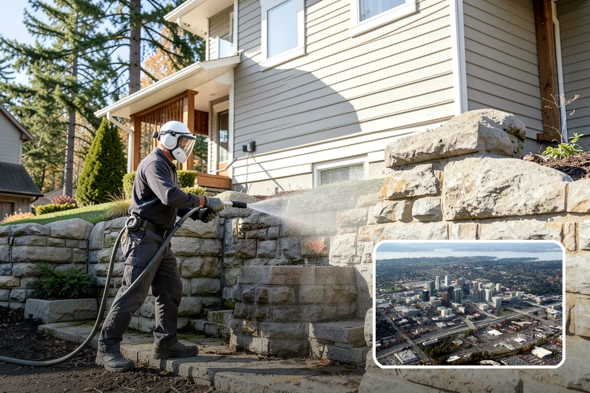 Apartment Pressure Washing in Bellevue, King County, WA - Improves leasing appeal for prospective tenants