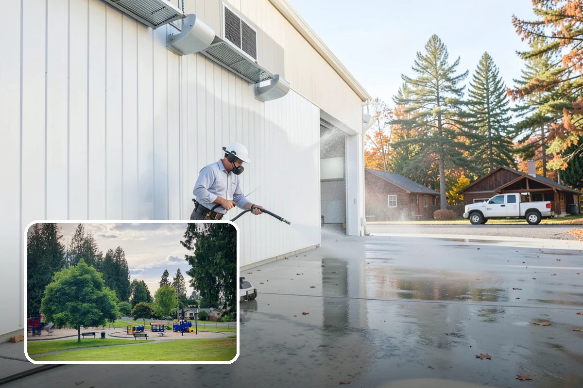 Apartment Pressure Washing in Bonney Lake, Pierce County, WA - Improves leasing appeal for prospective tenants