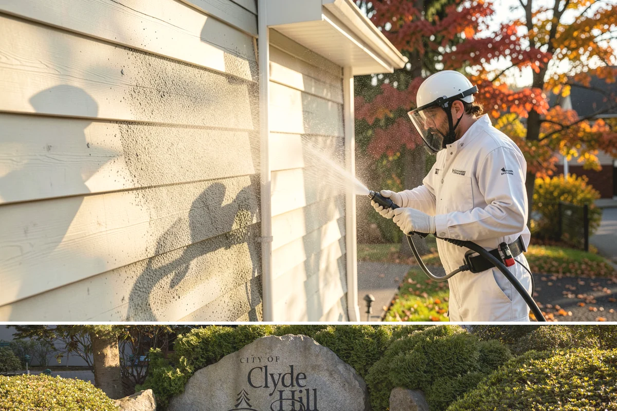 Apartment Pressure Washing in Clyde Hill, King County, WA - Stairwells and breezeways benefit from twice-yearly cleaning, ideally in spring and fall, to fight persistent Northwest moisture.