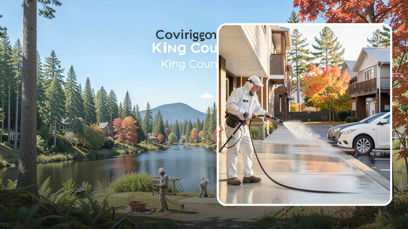 Apartment Pressure Washing in Covington, King County, WA - We keep Washington apartment complexes clean from breezeways to parking areas so residents feel proud to come home.