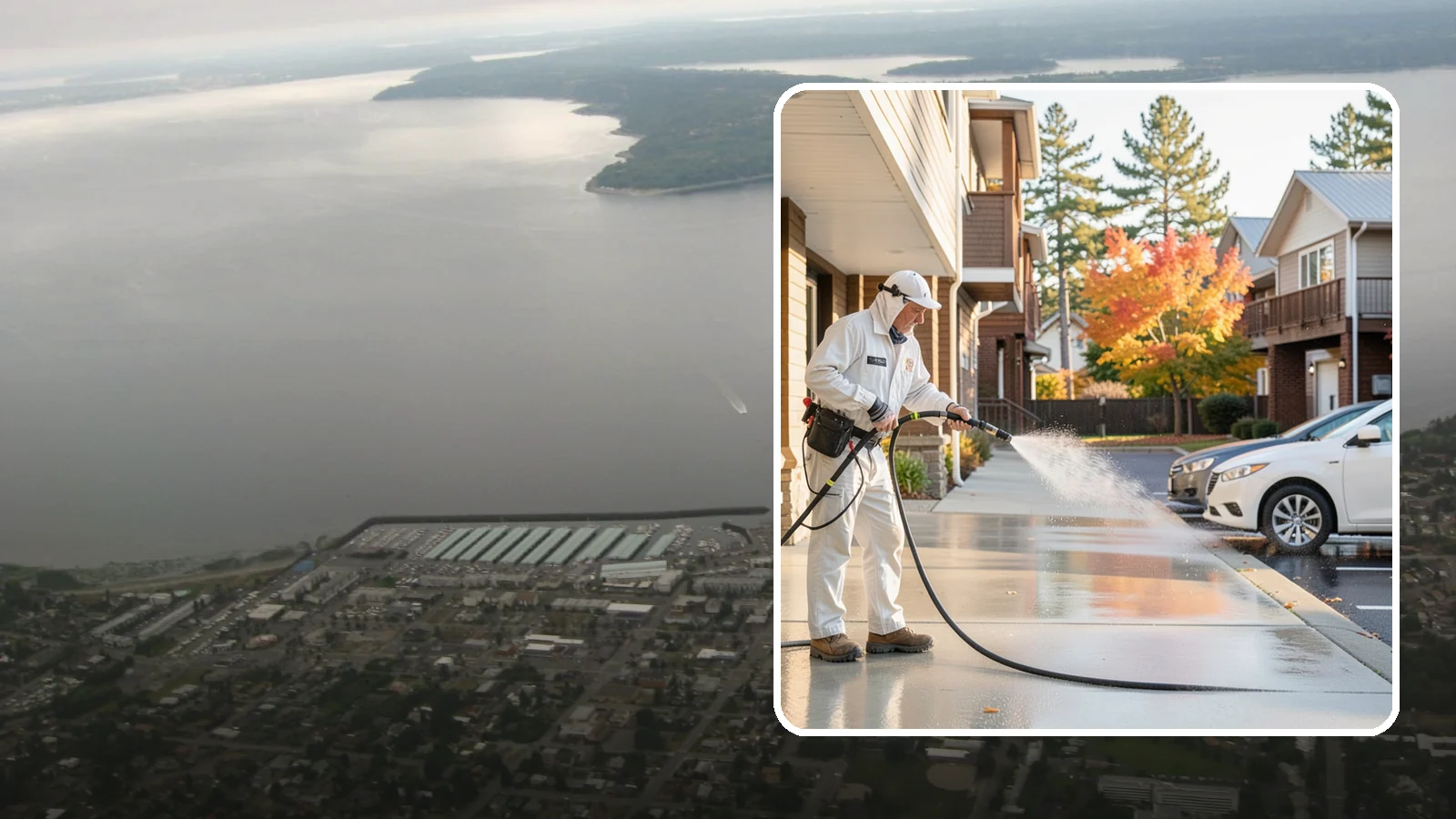 Apartment Pressure Washing in Des Moines, King County, WA - We keep Washington apartment complexes clean from breezeways to parking areas so residents feel proud to come home.
