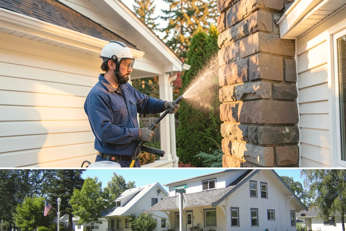 Apartment Pressure Washing in DuPont, Pierce County, WA - Stairwells and breezeways benefit from twice-yearly cleaning, ideally in spring and fall, to fight persistent Northwest moisture.