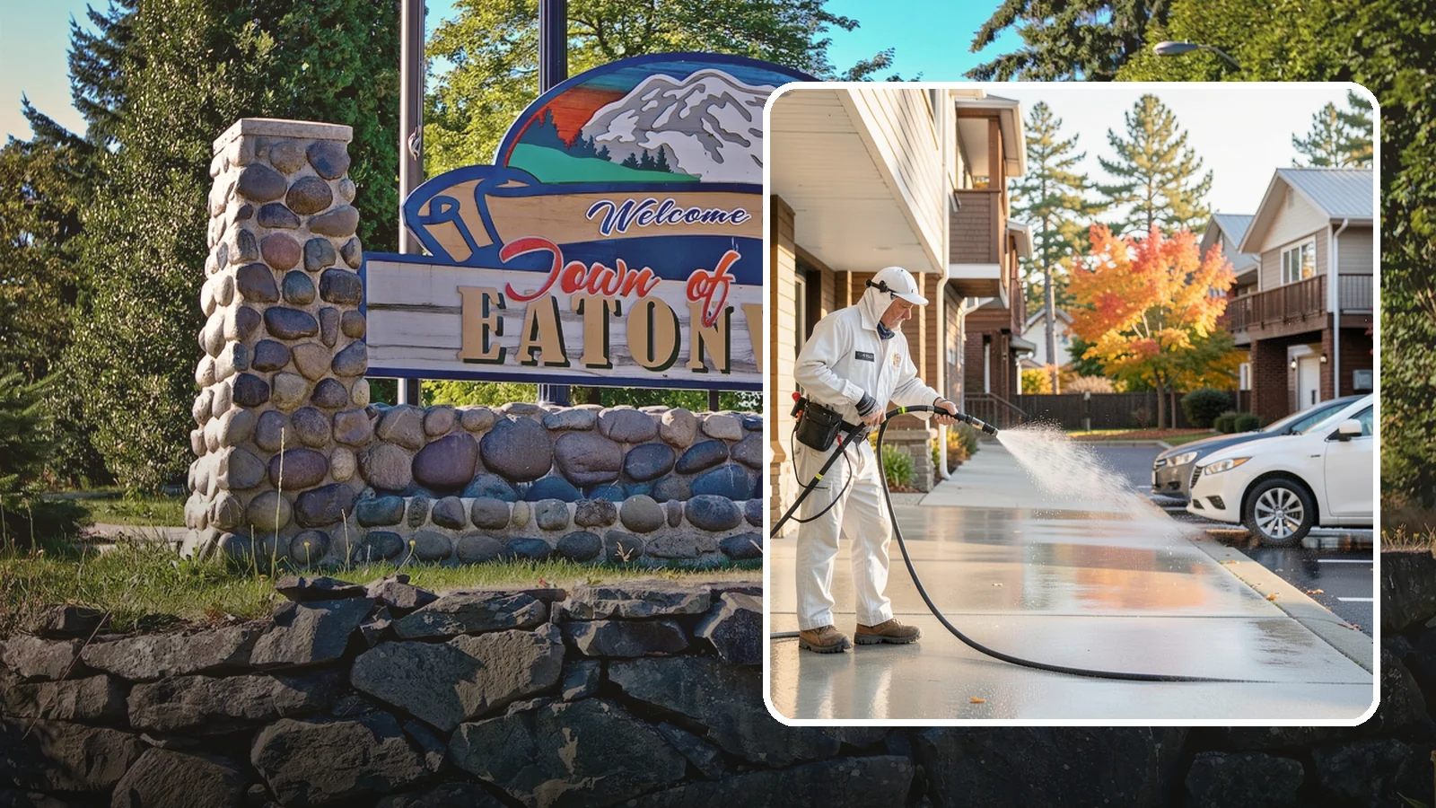 Apartment Pressure Washing in Eatonville, Pierce County, WA - We keep Washington apartment complexes clean from breezeways to parking areas so residents feel proud to come home.