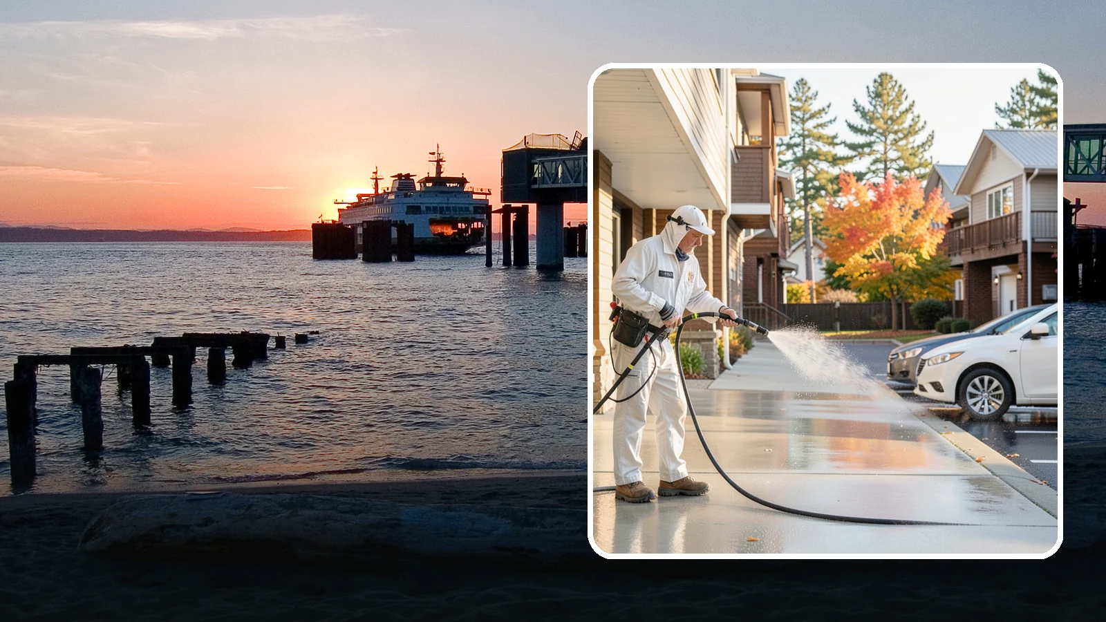 Apartment Pressure Washing in Edmonds, Snohomish County, WA - We keep Washington apartment complexes clean from breezeways to parking areas so residents feel proud to come home.