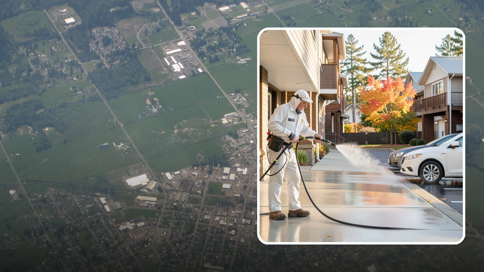 Apartment Pressure Washing in Enumclaw, King County, WA - We keep Washington apartment complexes clean from breezeways to parking areas so residents feel proud to come home.