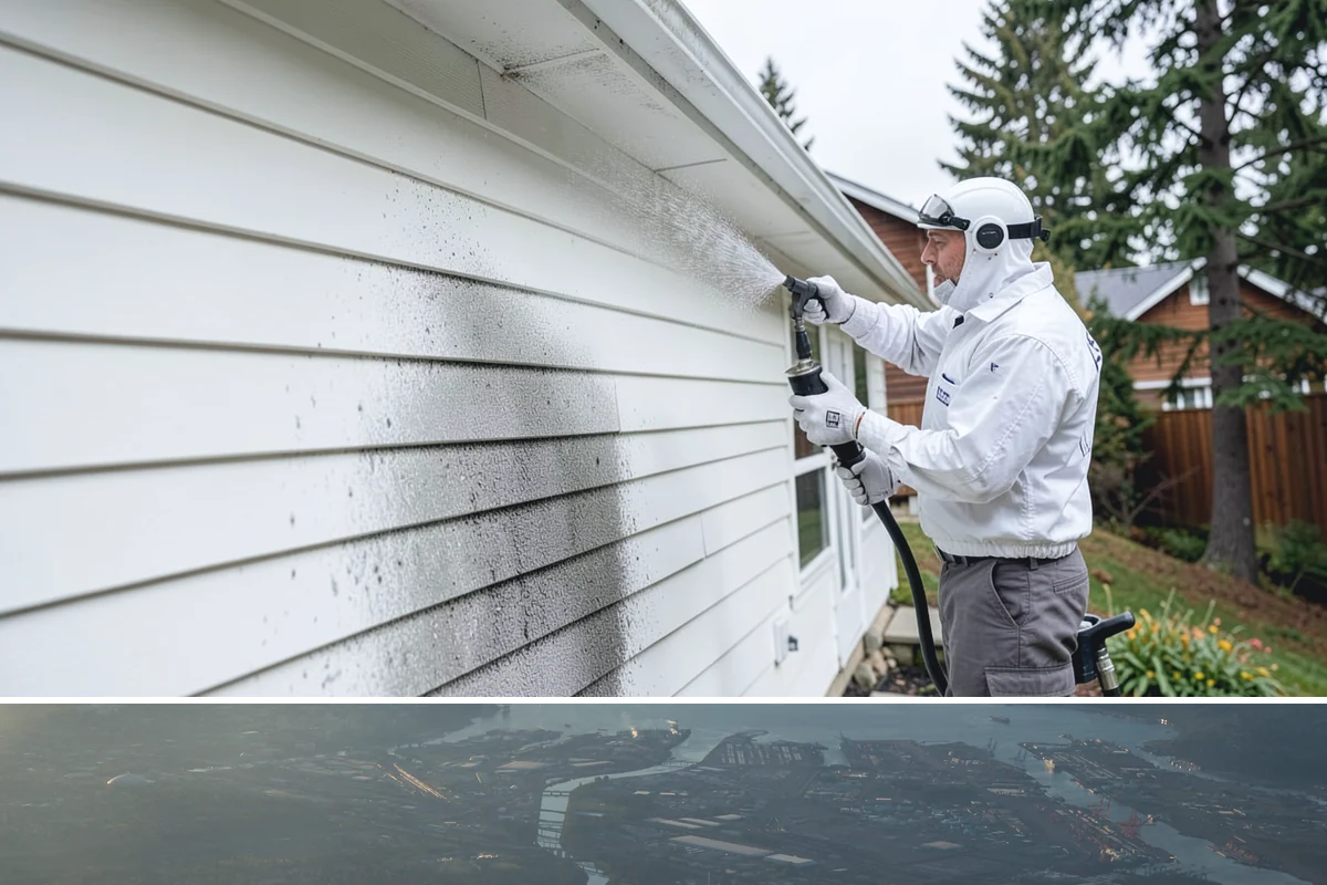 Apartment Pressure Washing in Fife, Pierce County, WA - Stairwells and breezeways benefit from twice-yearly cleaning, ideally in spring and fall, to fight persistent Northwest moisture.