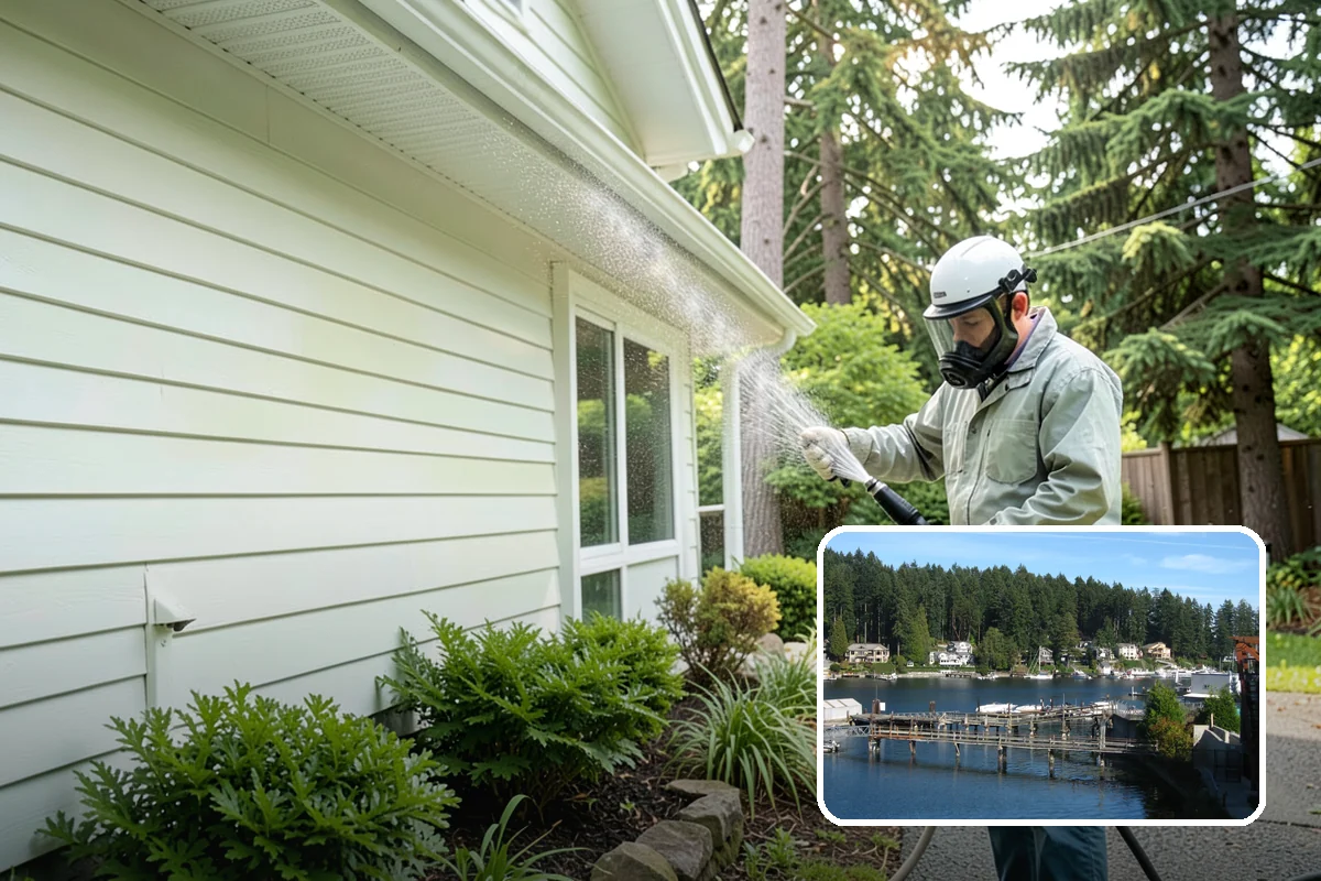 Apartment Pressure Washing in Gig Harbor, Pierce County, WA - Improves leasing appeal for prospective tenants