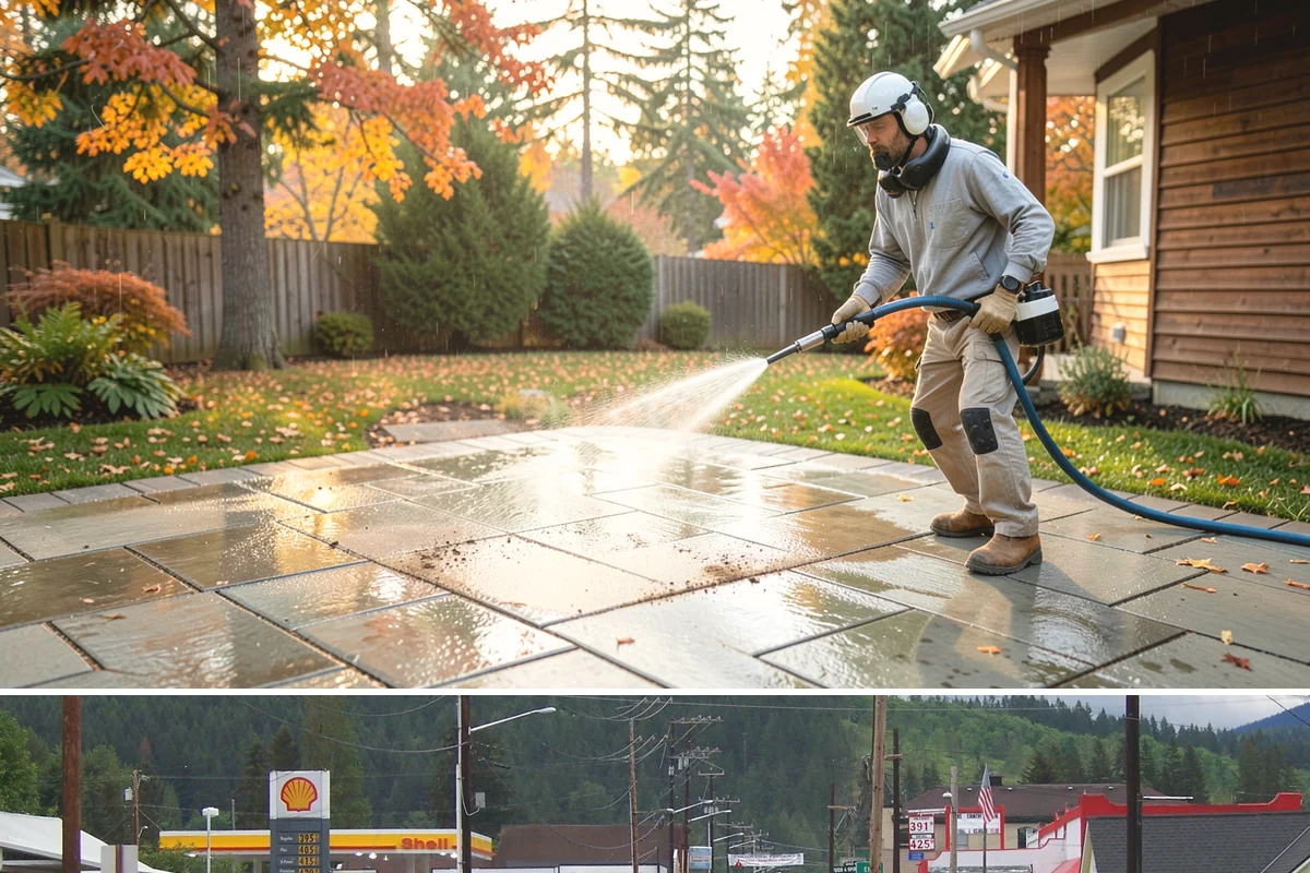 Apartment Pressure Washing in Granite Falls, Snohomish County, WA - Stairwells and breezeways benefit from twice-yearly cleaning, ideally in spring and fall, to fight persistent Northwest moisture.