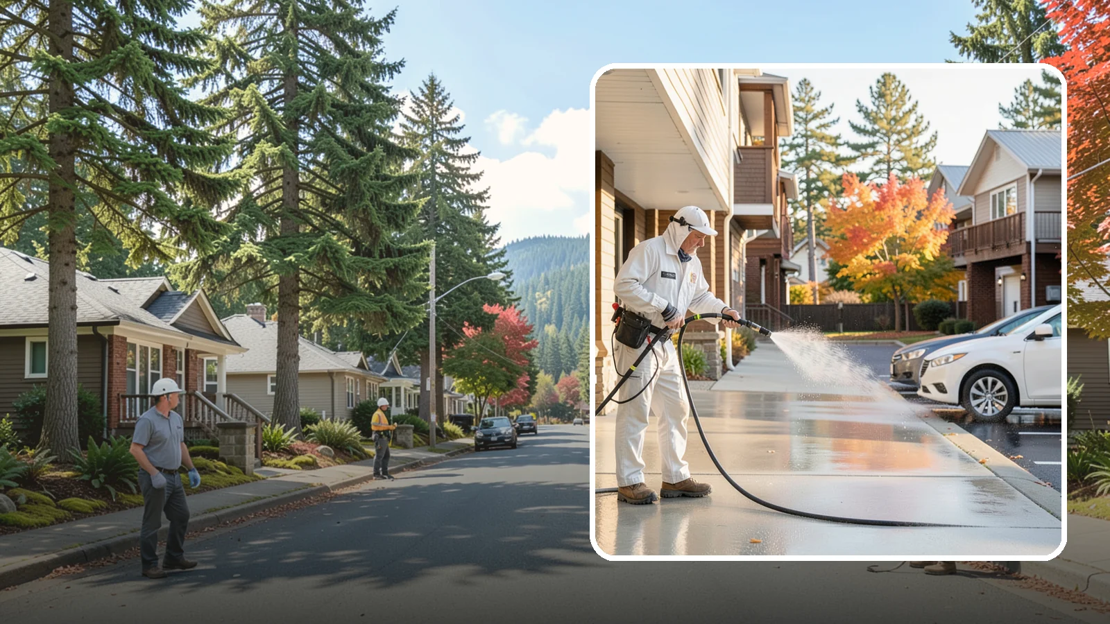 Apartment Pressure Washing in Hunts Point, King County, WA - We keep Washington apartment complexes clean from breezeways to parking areas so residents feel proud to come home.