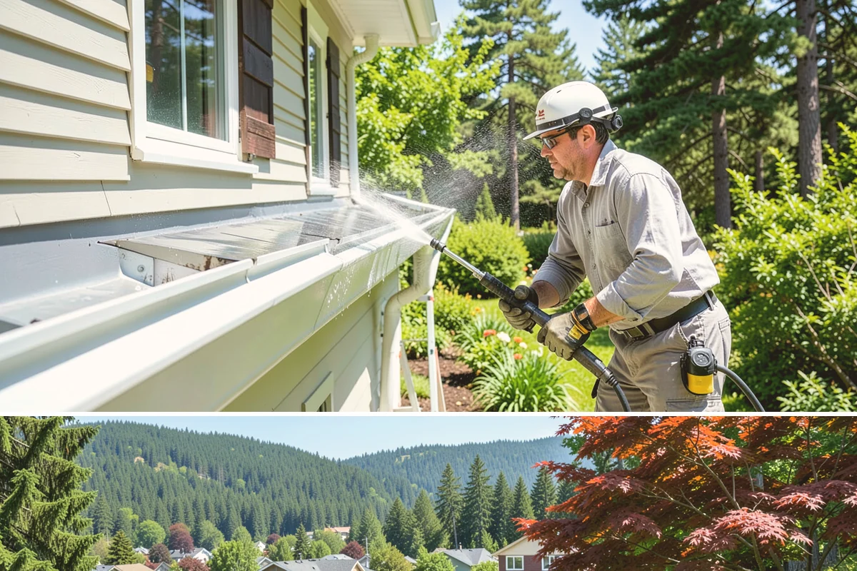 Apartment Pressure Washing in Index, Snohomish County, WA - Stairwells and breezeways benefit from twice-yearly cleaning, ideally in spring and fall, to fight persistent Northwest moisture.