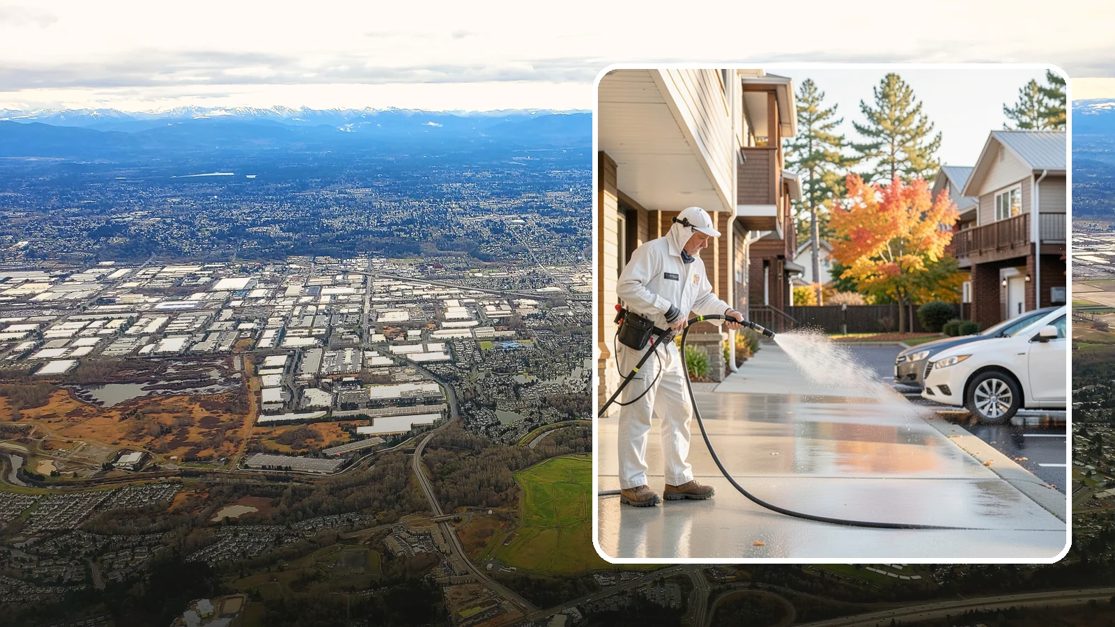 Apartment Pressure Washing in Kent, King County, WA - We keep Washington apartment complexes clean from breezeways to parking areas so residents feel proud to come home.