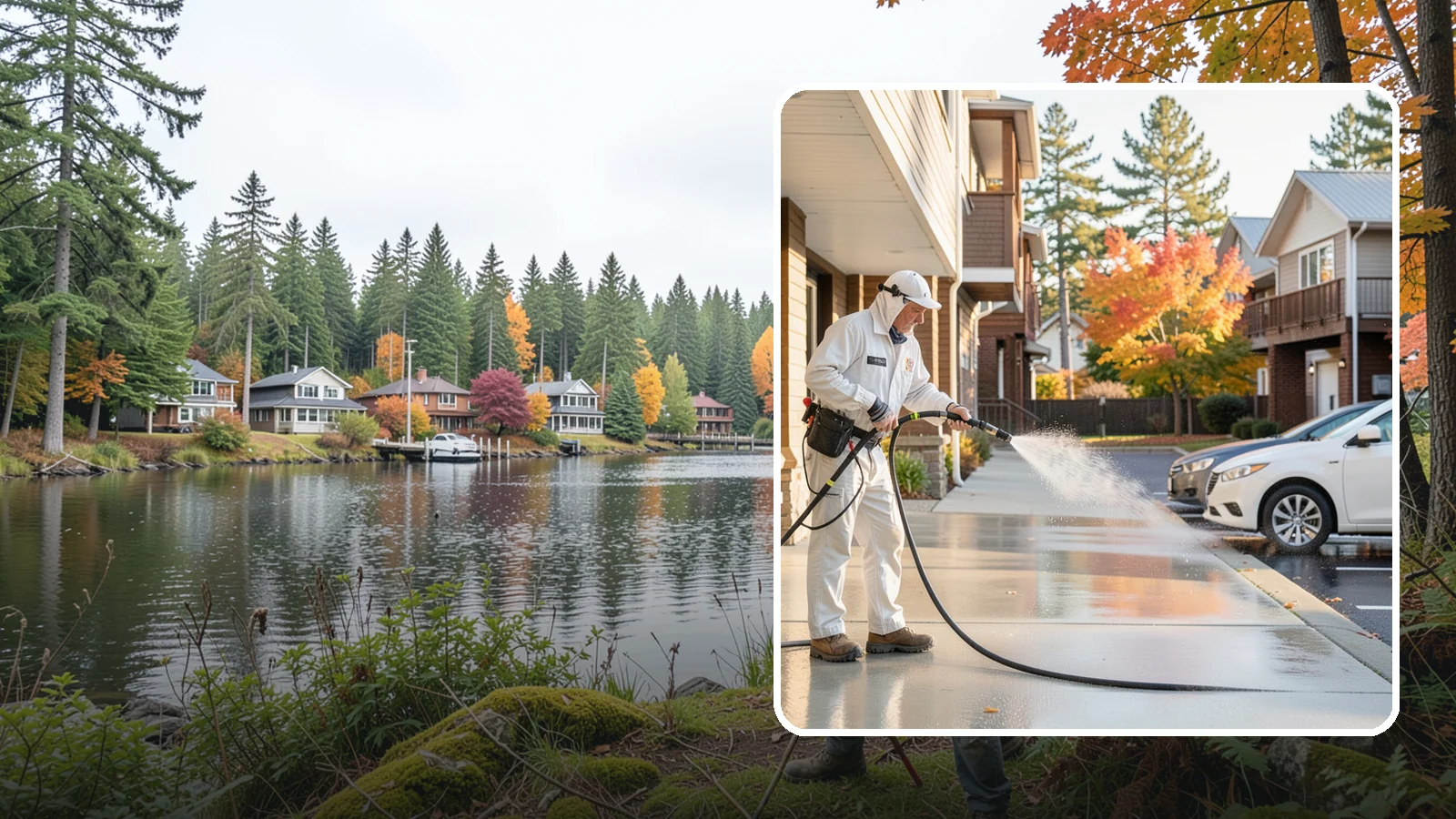 Apartment Pressure Washing in La Conner, Skagit County, WA - We keep Washington apartment complexes clean from breezeways to parking areas so residents feel proud to come home.