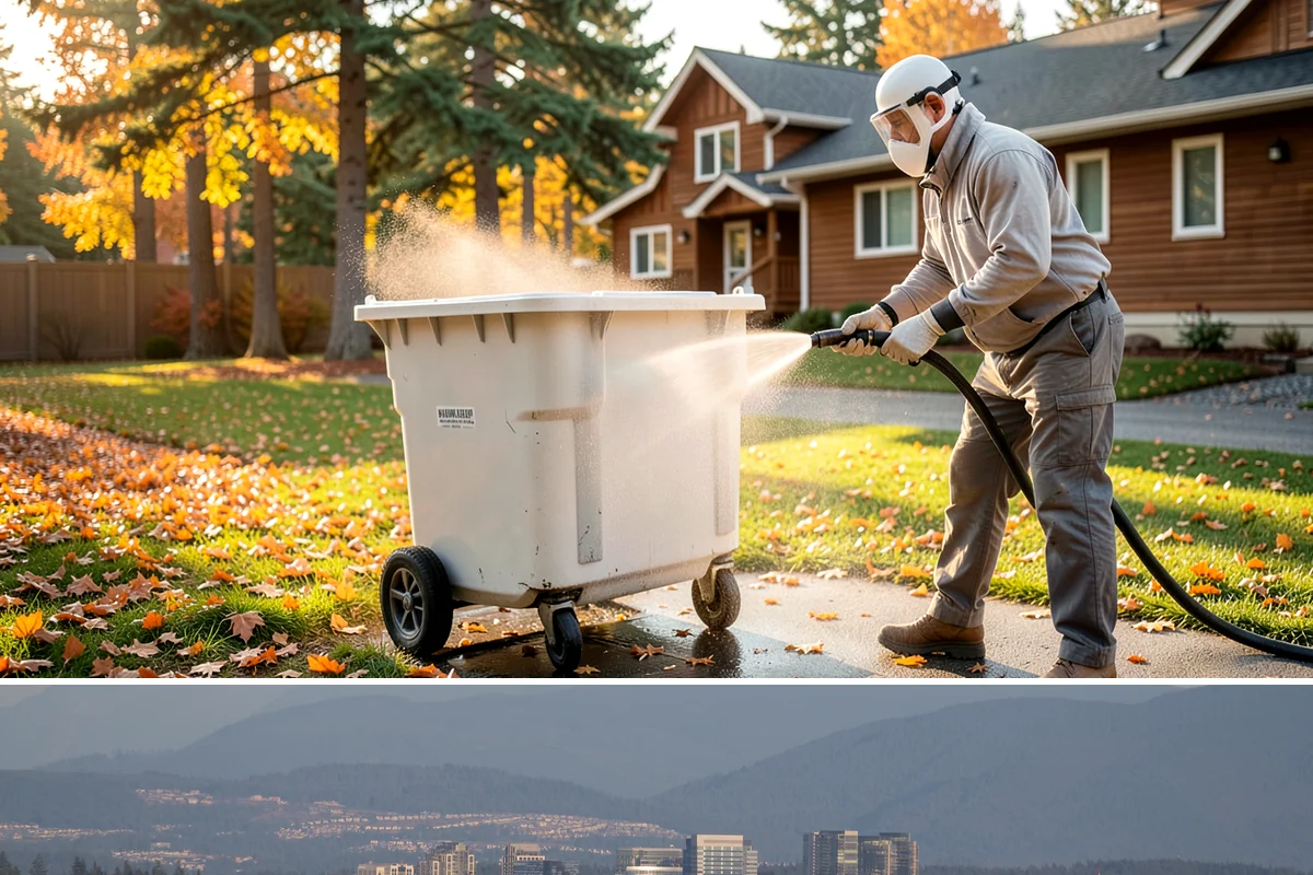 Apartment Pressure Washing in Medina, King County, WA - Stairwells and breezeways benefit from twice-yearly cleaning, ideally in spring and fall, to fight persistent Northwest moisture.
