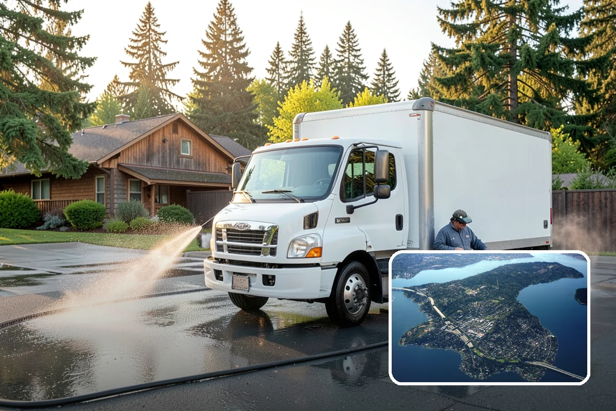 Apartment Pressure Washing in Mercer Island, King County, WA - Improves leasing appeal for prospective tenants