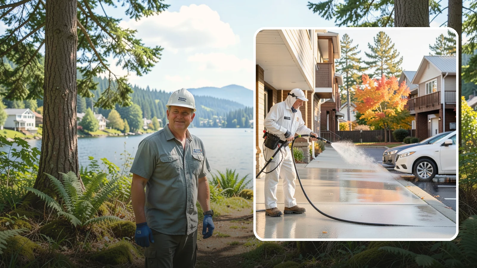 Apartment Pressure Washing in Milton, King County, WA - We keep Washington apartment complexes clean from breezeways to parking areas so residents feel proud to come home.