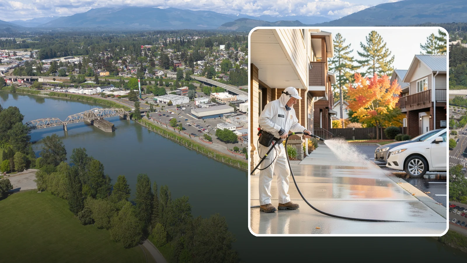 Apartment Pressure Washing in Mount Vernon, Skagit County, WA - We keep Washington apartment complexes clean from breezeways to parking areas so residents feel proud to come home.