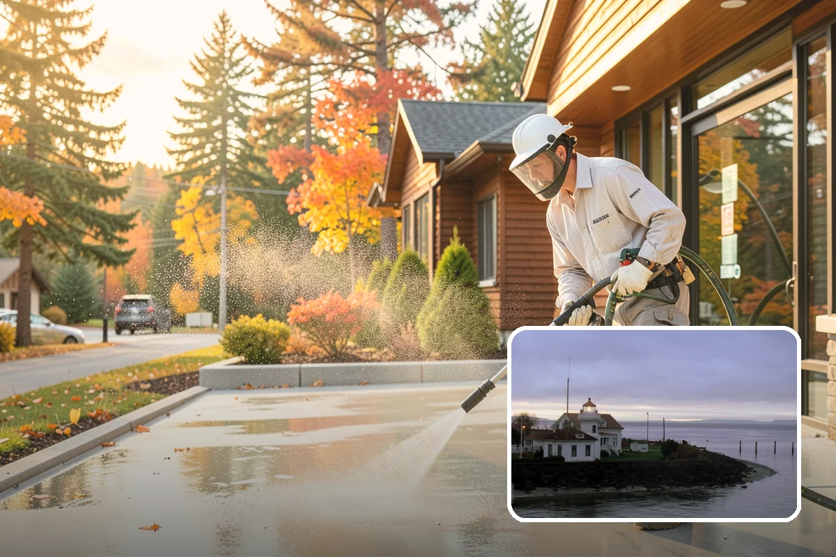 Apartment Pressure Washing in Mukilteo, Snohomish County, WA - Improves leasing appeal for prospective tenants