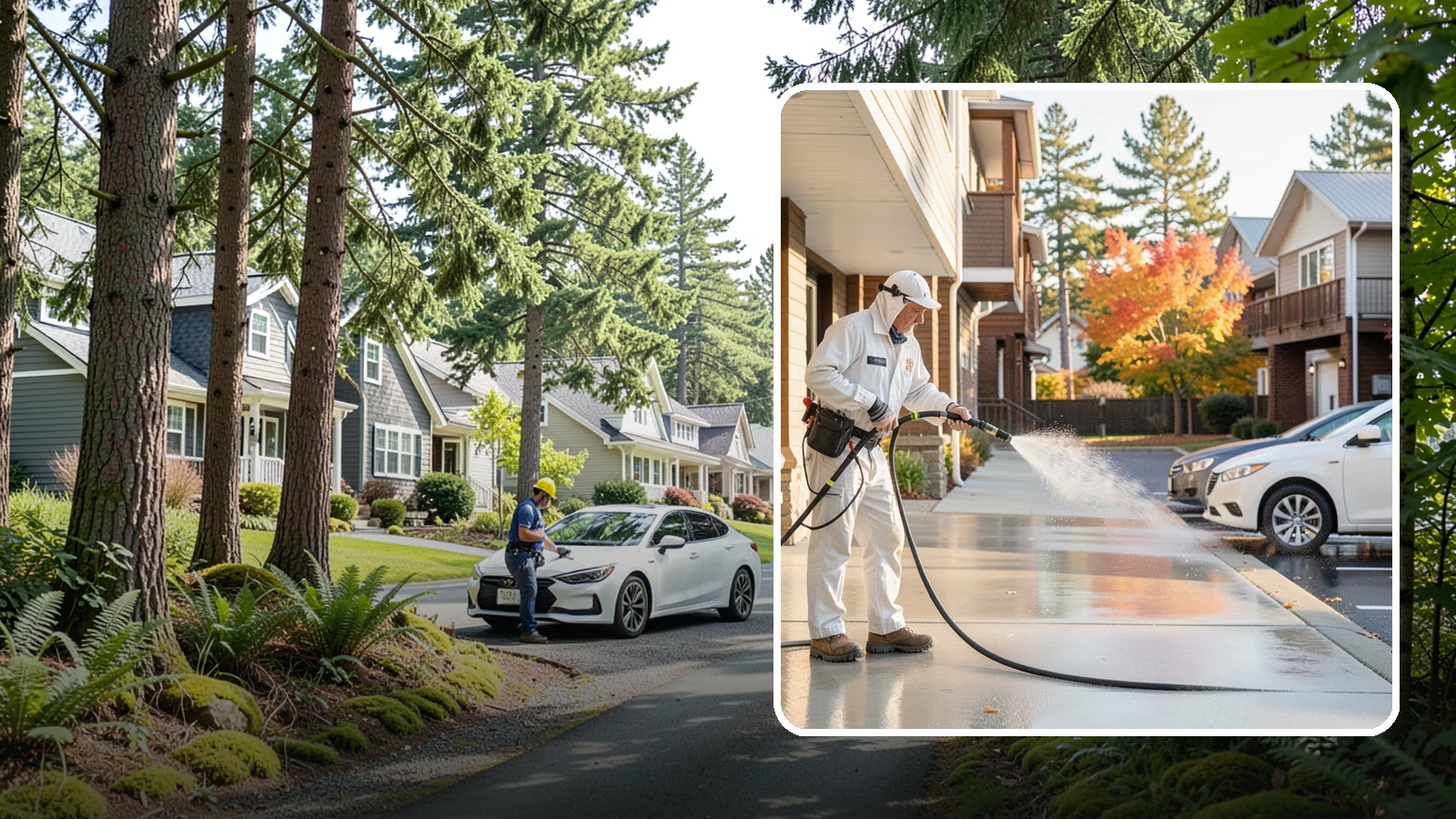 Apartment Pressure Washing in Normandy Park, King County, WA - We keep Washington apartment complexes clean from breezeways to parking areas so residents feel proud to come home.