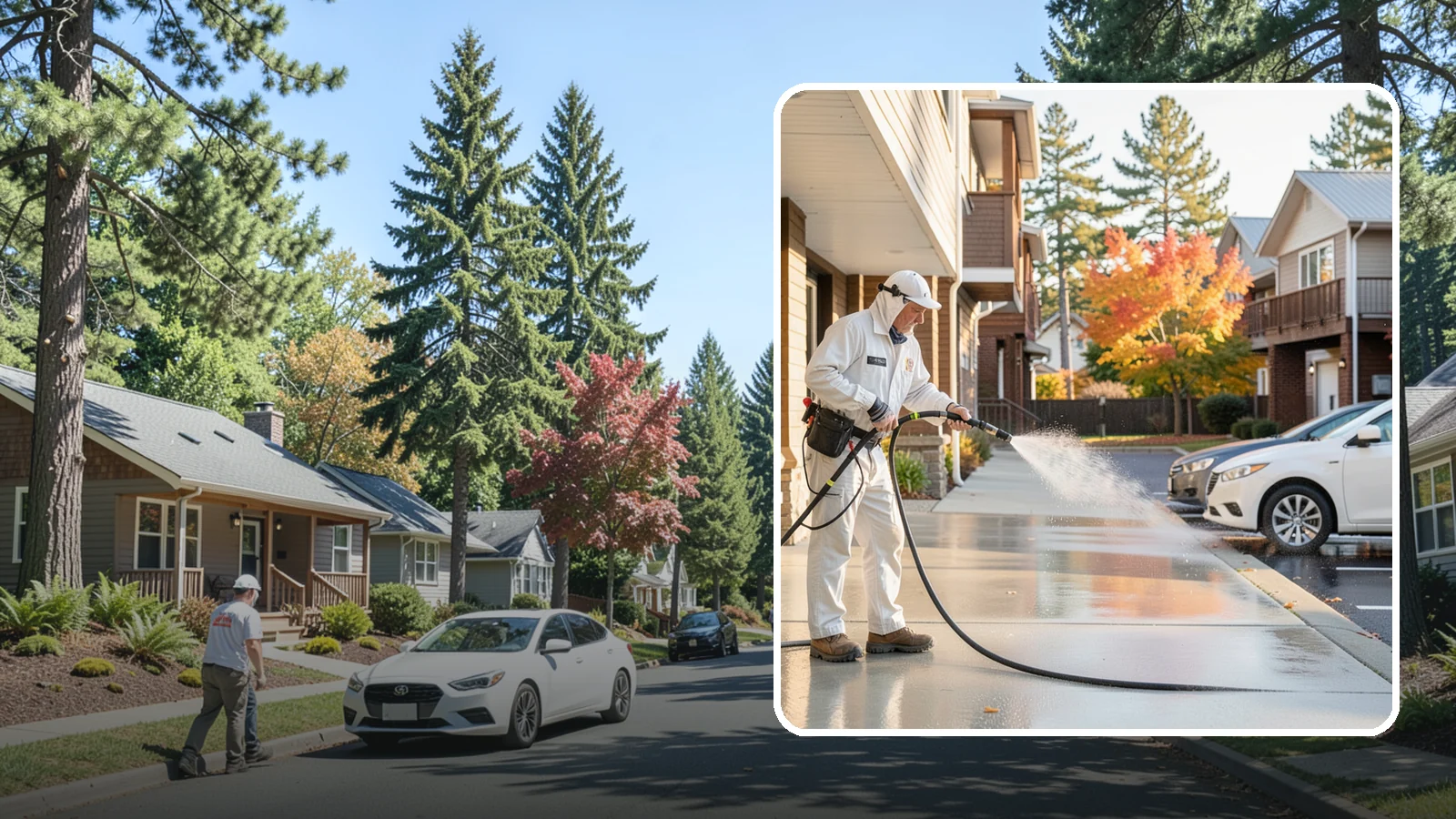 Apartment Pressure Washing in Orting, Pierce County, WA - We keep Washington apartment complexes clean from breezeways to parking areas so residents feel proud to come home.