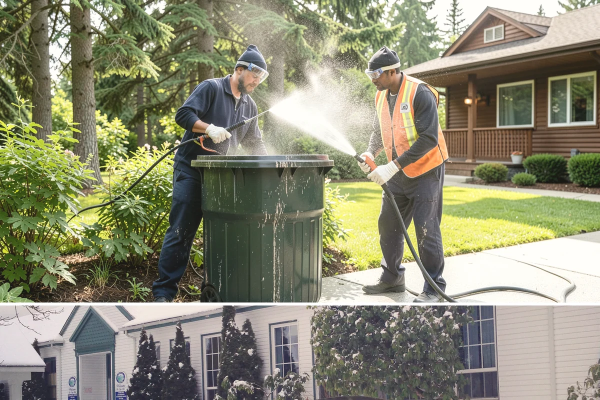 Apartment Pressure Washing in Pacific, King County, WA - Stairwells and breezeways benefit from twice-yearly cleaning, ideally in spring and fall, to fight persistent Northwest moisture.