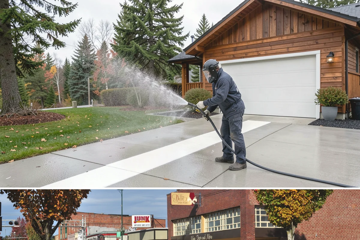 Apartment Pressure Washing in Puyallup, Pierce County, WA - Stairwells and breezeways benefit from twice-yearly cleaning, ideally in spring and fall, to fight persistent Northwest moisture.