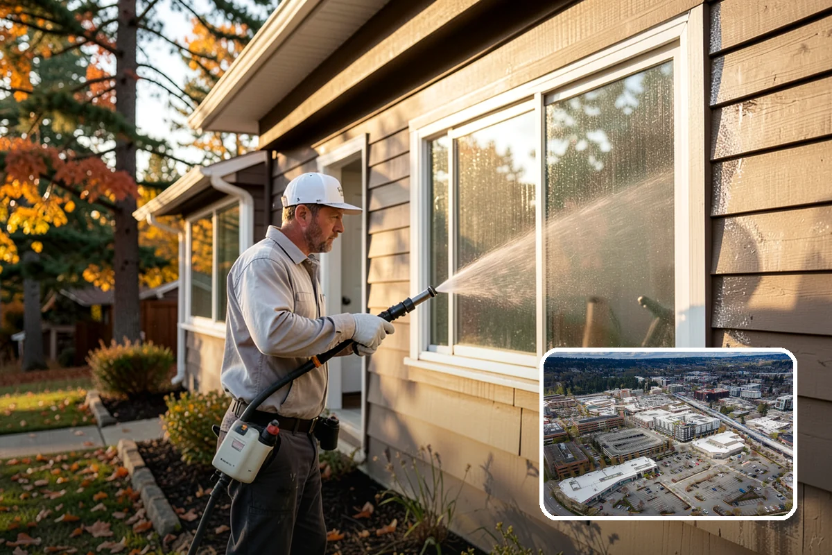 Apartment Pressure Washing in Redmond, King County, WA - Improves leasing appeal for prospective tenants