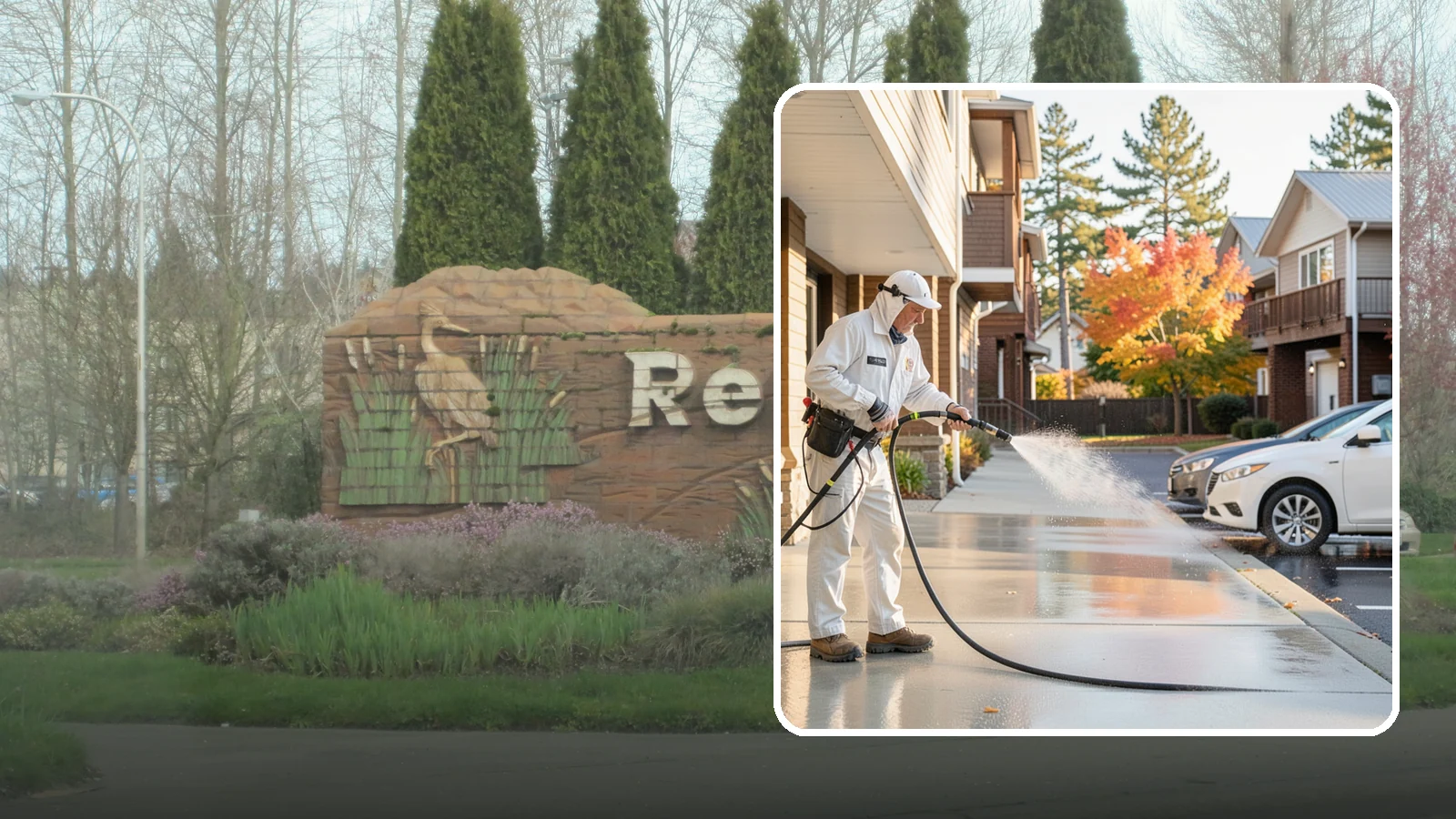 Apartment Pressure Washing in Renton, King County, WA - We keep Washington apartment complexes clean from breezeways to parking areas so residents feel proud to come home.
