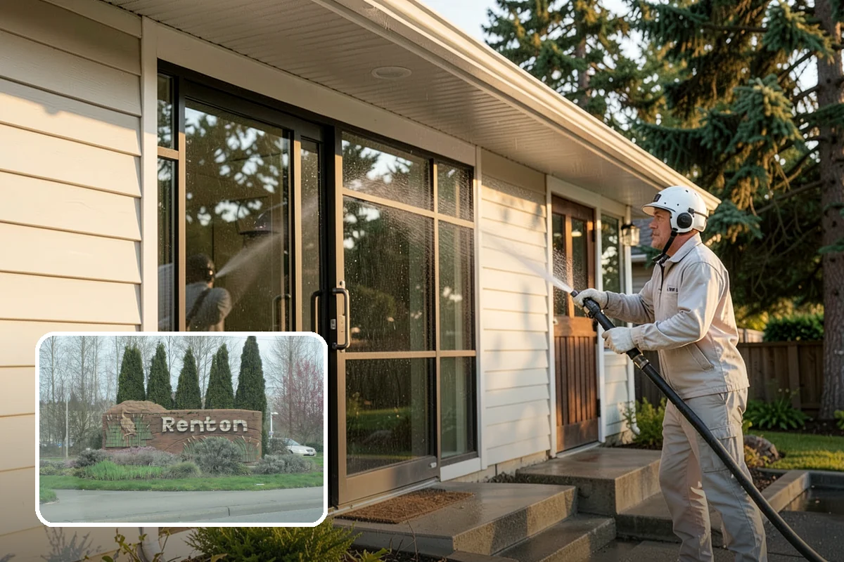 Apartment Pressure Washing in Renton, King County, WA - Improves leasing appeal for prospective tenants