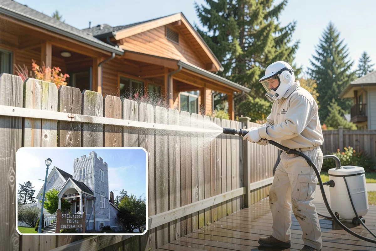 Apartment Pressure Washing in Steilacoom, Pierce County, WA - Improves leasing appeal for prospective tenants