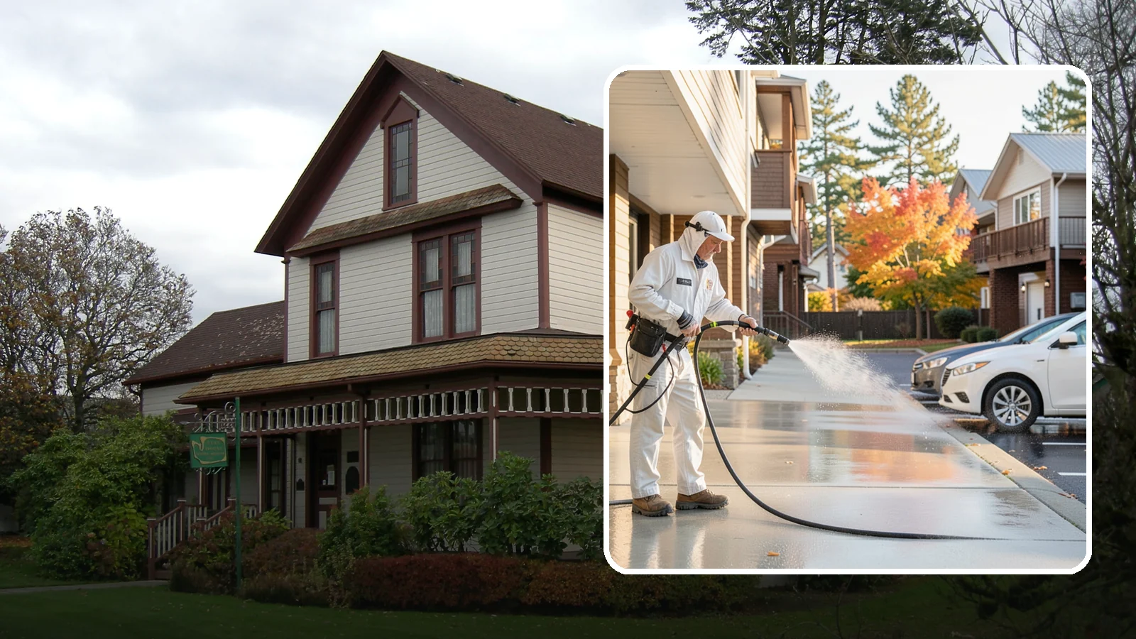 Apartment Pressure Washing in Sumner, Pierce County, WA - We keep Washington apartment complexes clean from breezeways to parking areas so residents feel proud to come home.