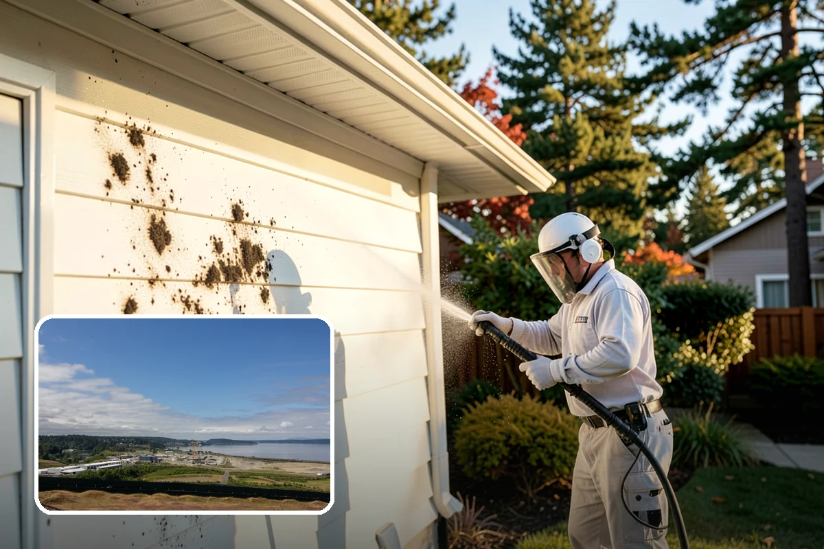 Apartment Pressure Washing in University Place, Pierce County, WA - Improves leasing appeal for prospective tenants