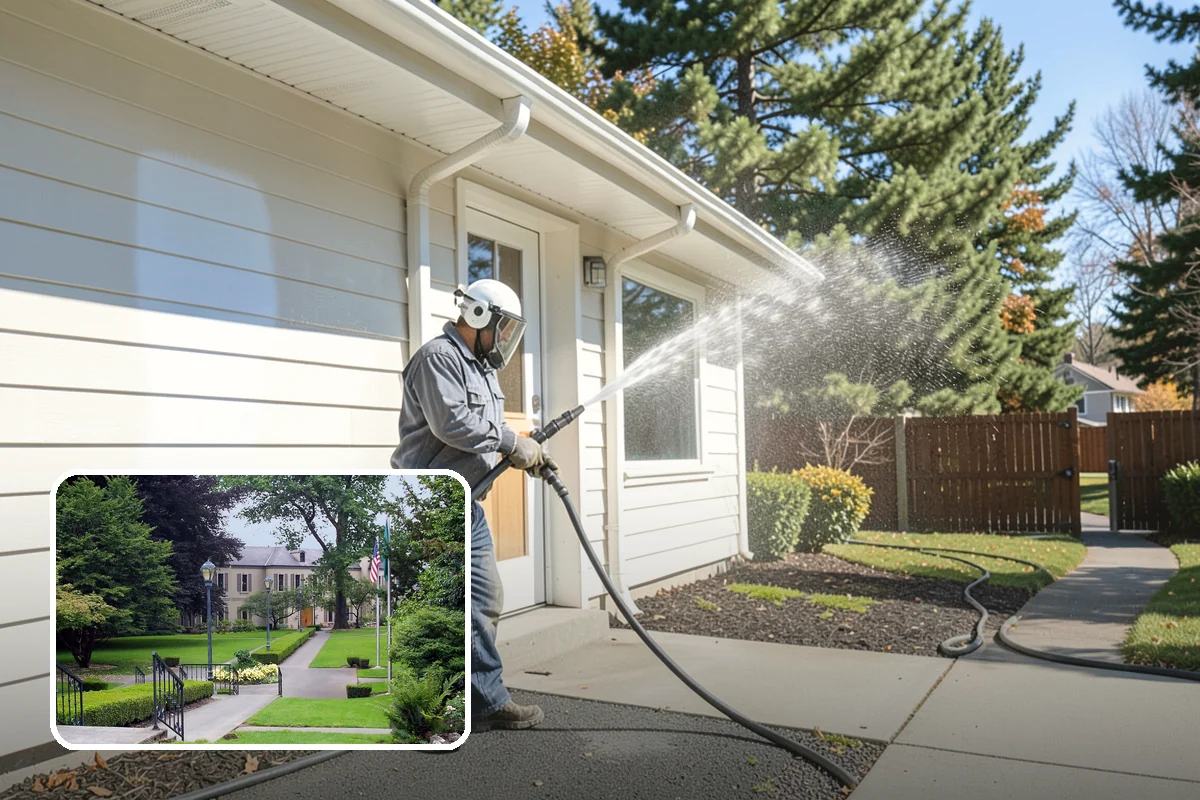 Apartment Pressure Washing in Woodinville, King County, WA - Improves leasing appeal for prospective tenants