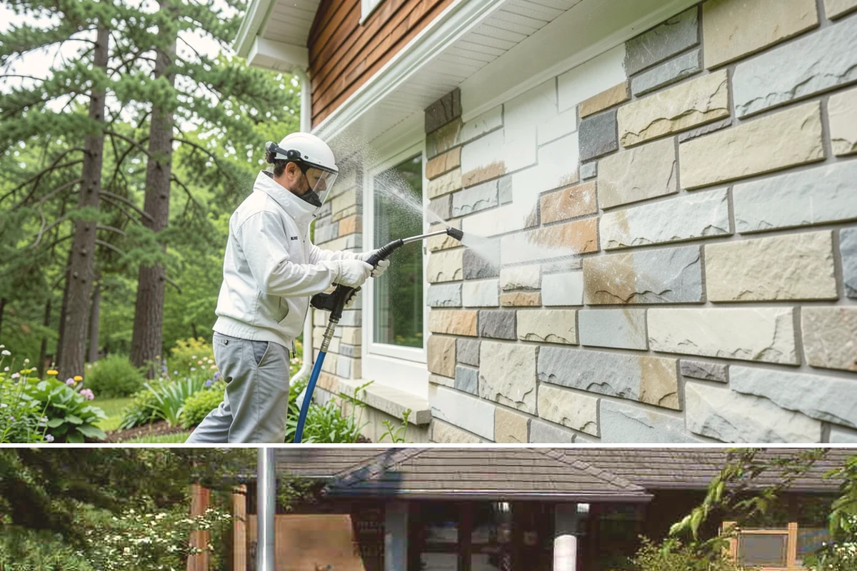 Apartment Pressure Washing in Yarrow Point, King County, WA - Stairwells and breezeways benefit from twice-yearly cleaning, ideally in spring and fall, to fight persistent Northwest moisture.