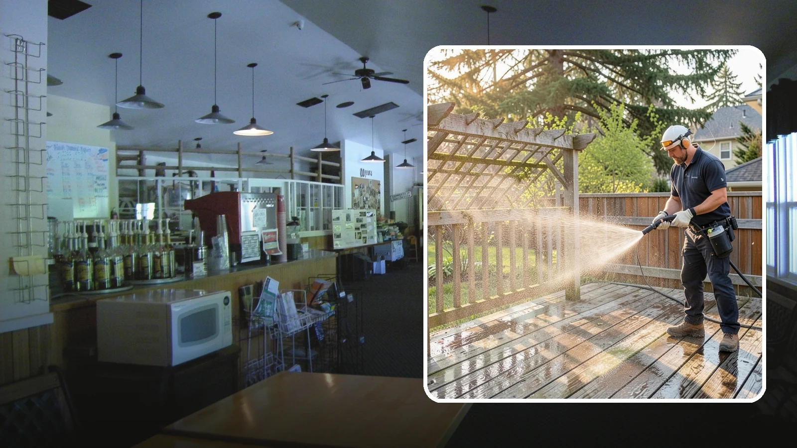 Arbor Cleaning in Black Diamond, King County, WA - We soft wash garden arbors to lift the moss, algae, and climbing-plant residue that settle into their slats and joints.